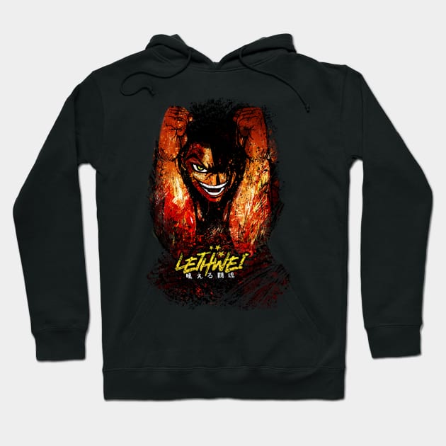 Saw Paing LETHWEI Kengan Ashura Omega Hoodie by JPNDEMON